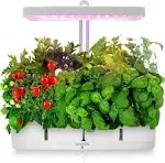 SereneLife Hydroponic Herb Garden Kit – 8 Seed Pods Included, Indoor Garden... 