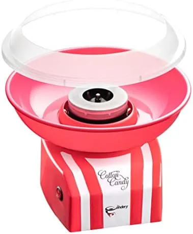 The Candery Cotton Candy Machine - Bright, Colorful Style- Makes Hard and Sug...