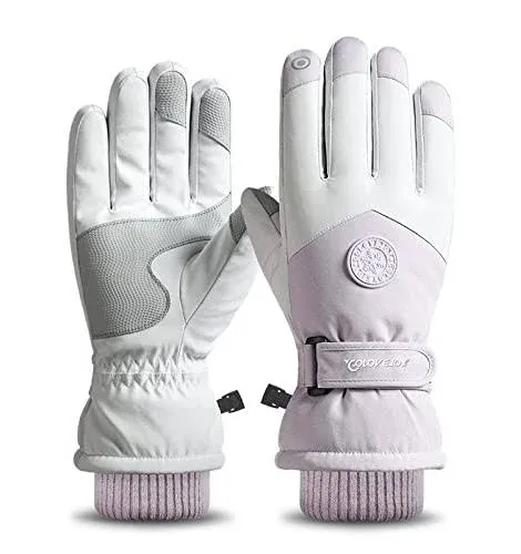 JJZS Winter Ski Snow Gloves