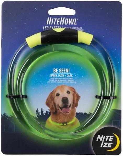 Nite Ize Nite Howl Safety Necklace, LED, Disc-O Select, Rechargeable, Universal Size