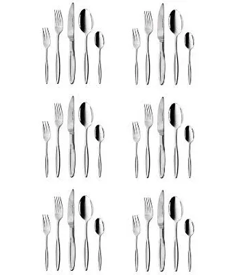 Essentials 18/10 Stainless Steel 30 Piece Flatware Set, Folio