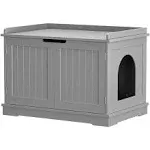 ZENY Cat Litter Box Enclosure, Cat Litter Box Furniture Hidden, Wooden