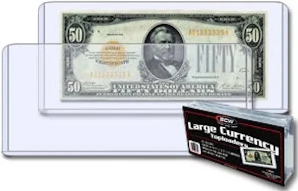 BCW Large Bill Currency Holder