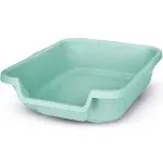 PuppyGoHere Dog Litter Box, Apple Green Color, Small size, Durable & Pet Safe Puppy Litter Box, Indoor Open Top Entry Dog Litter Pan, Comfortable