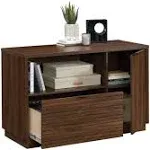 Sauder Englewood Small Credenza Spiced Mahogany