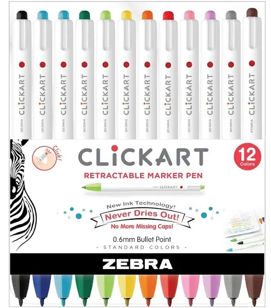 Zebra Clickart Porous Point Pen