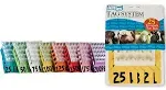 Allflex Global Numbered Ear Tags (Large), 25 Count, Blue / 1-25