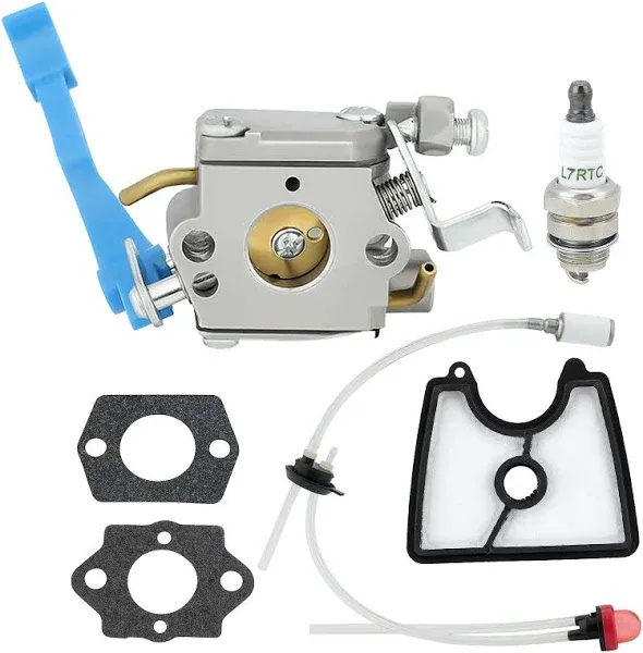 Powtol Carburetor Kit for Husqvarna 125B 125BX 125BVX