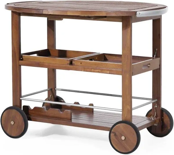 GDFStudio Tiller Outdoor Bar Cart