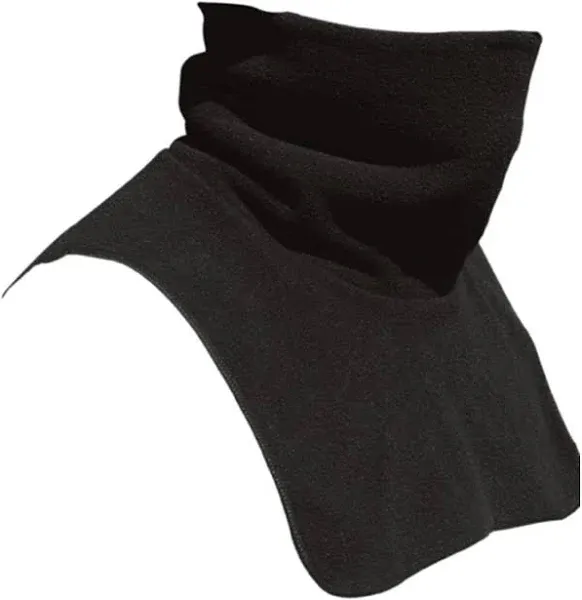 GEARS Neck Dickey - 4-Way Stretch Microfleece Neck Warmer for Winter Outdoor Activities - One Size Fits All - Machine Washable - Unisex (Black)