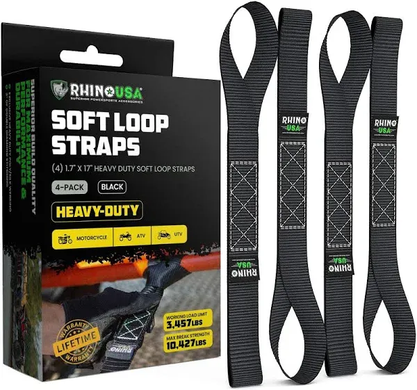 Rhino USA Soft Loop Tie-Down Straps