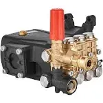 VEVOR Pressure Washer Pump 1" Shaft 4400 psi 4 GPM Horizontal Triplex Plunger New HZQZBHZ1INCH4AEKKV0