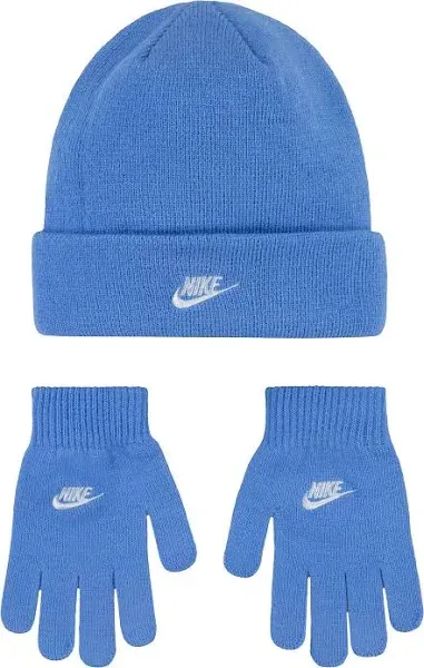 Nike Kids' Futura Logo Beanie & Gloves Set