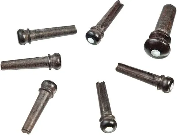 D'Addario Ebony Bridge & End Pin Set