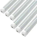 4ft LED Shop Light - 40W 5200lm 6500K Super Bright White, Integrated Fixture, V