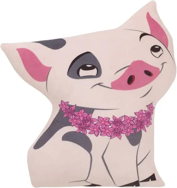 Disney Moana Free As The Ocean Pua Pig Shaped Squishy Toddler Pillow