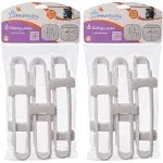 Dreambaby Cabinet Sliding Locks 6 Per Pack 2 Packs (DB-L715-2)