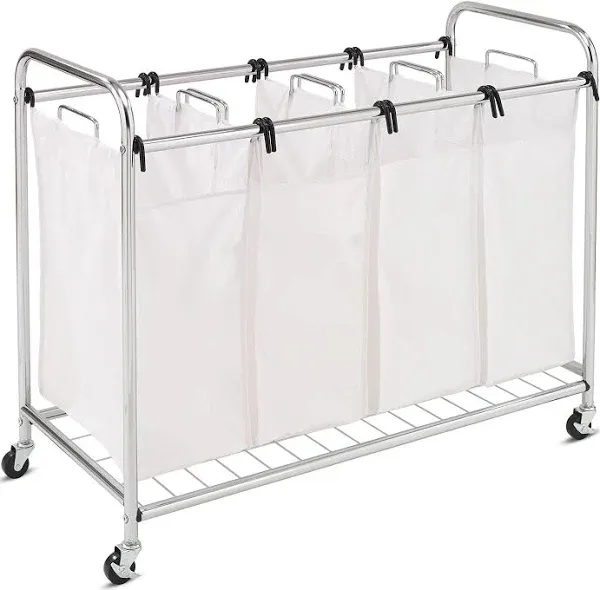 Honey-Can-Do Quad Laundry Sorter Chrome