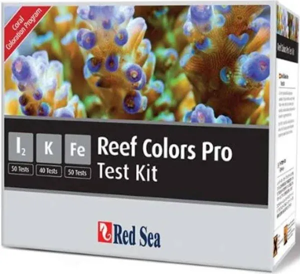 Red Sea Trace Colors Pro Mult Test Kit (I2,K,Fe)