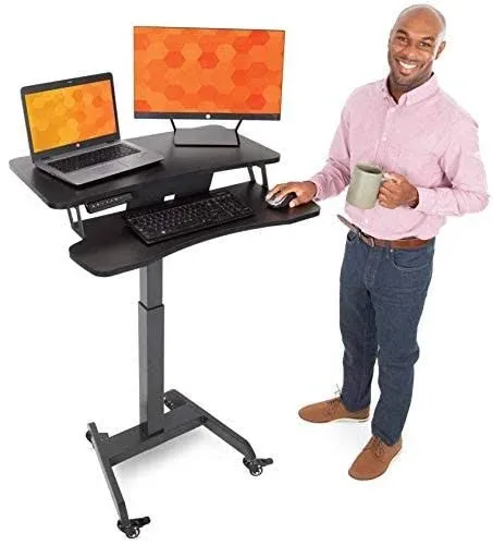 Cruizer Premier Electric Mobile Standing Desk | Portable Podium