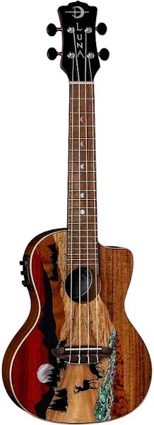 Luna Guitars Vista Deer Concert Uke