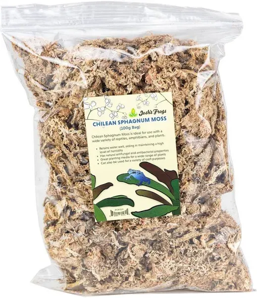 Josh's Frogs Chilean Sphagnum Moss (100g Bag)