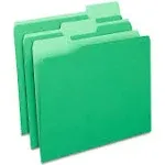 MyOfficeInnova<wbr/>tions Colored Top-Tab File Folders 3 Tab Green Letter Size