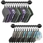 Hat Rack for Wall with 24 Hooks Hat Organizer Holder for Baseball Caps Cap Or...