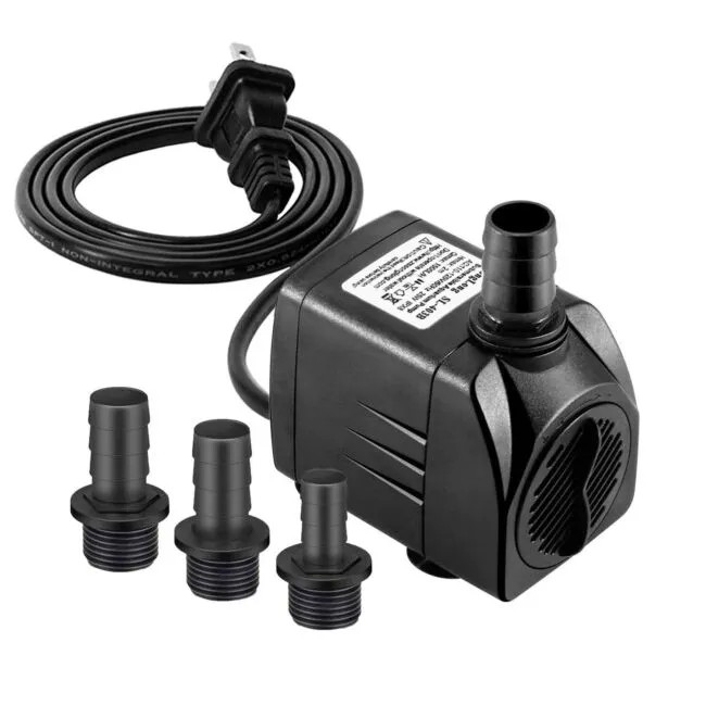 Submersible Pump 400GPH (1500L 25W) Ultra Quiet with Dry Burning Protection 6...