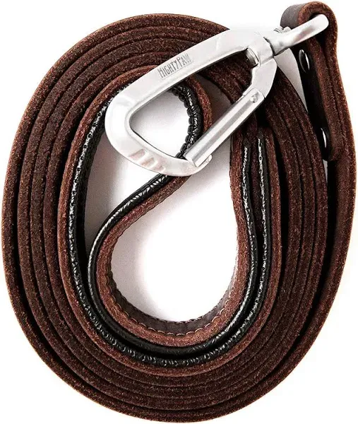 Mighty Paw Leather Dog Leash