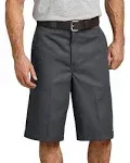 Dickies Men's 13 inch Loose Fit Multi-Pocket Work Short, Charcoal, 30