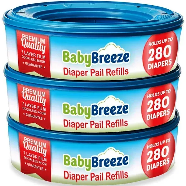 BabyBreeze Diaper Pail Refill Bags