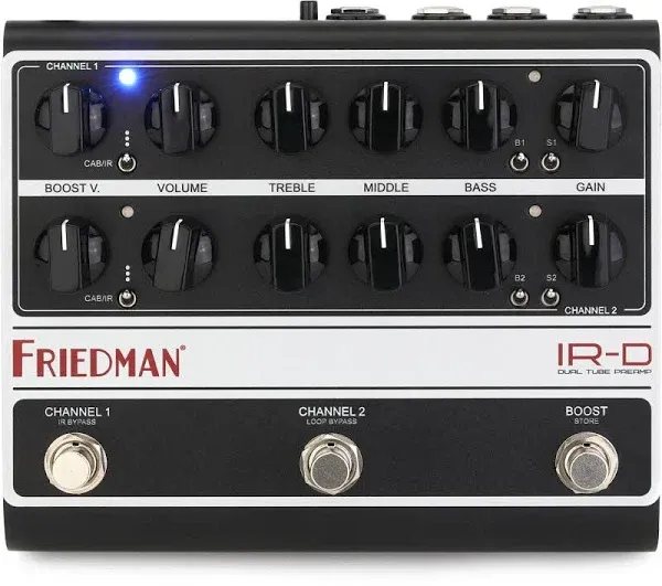 Friedman IR-D Dual Tube Preamp and DI Pedal