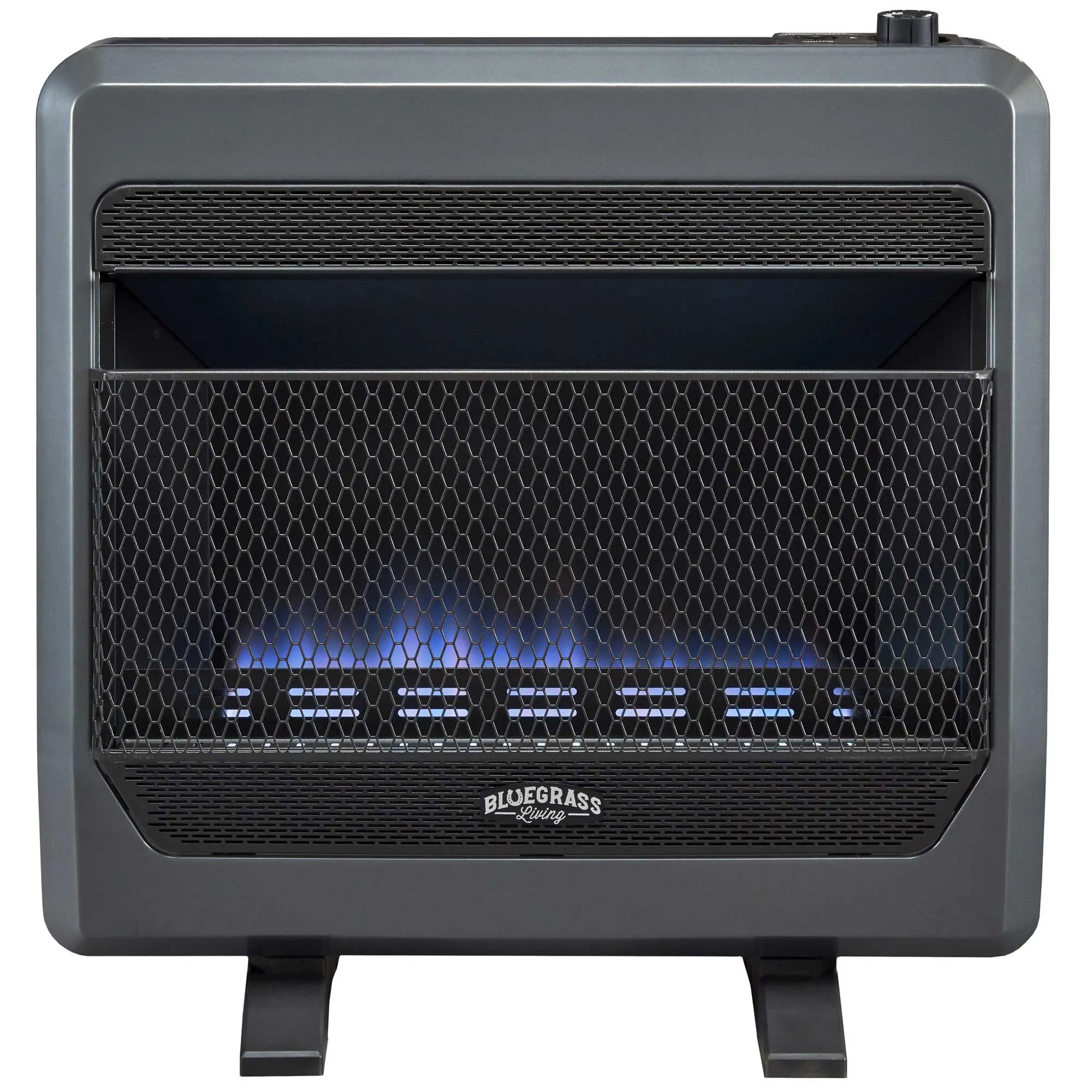 Bluegrass Living Natural Gas Ventless Space Heater with Blower & Feet(For Parts)