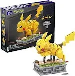 Mega Pokmon Building Toys Set Motion Pikachu with 1092 Pieces and Running Movement for Adult Collectors