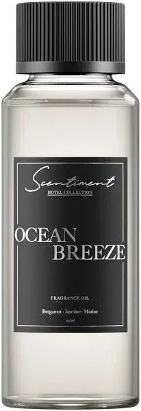 Ocean Breeze Hotel Diffuser Oil | Aromatherapy Fragrance Inspired by 5-Star Hotels | Luxurious Scent with Notes of Bergamot, Lemon, Jasmine with Marine & Amber (20ml)