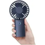 JISULIFE Handheld Portable [20h Max Cooling Time] Mini Hand Fan, 4000mAh USB Rechargeable Personal Fan, Battery Operated Small Fan with 3 Speeds for