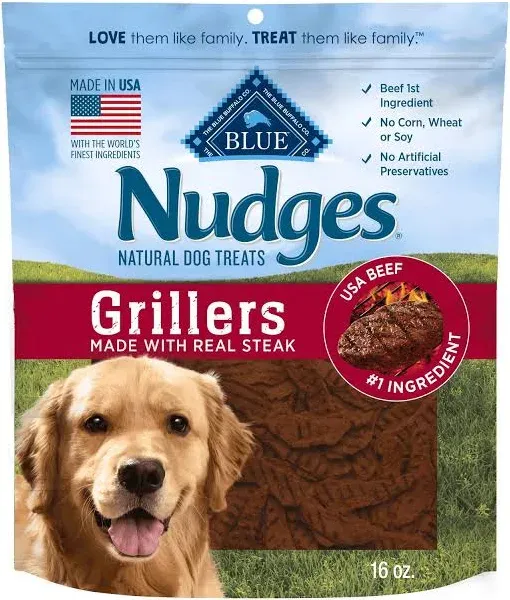 Blue Buffalo Nudges Grillers Natural Dog Treats