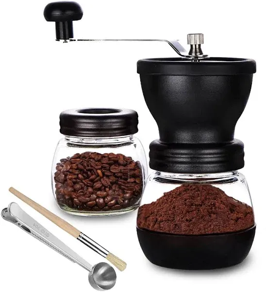 Manual Coffee Bean Grinder with Ceramic Burr