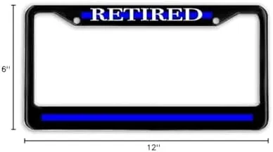 Police Thin Blue Line License Plate Frame