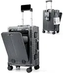 A BST Carry-On Luggage with Front Pocket