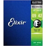 Elixir Electric Nickle Strings Optiweb Coating Super Light