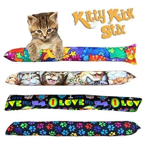 Set of 15" Catnip Kicker Sticks Kitty Kick Stix