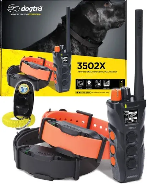 Dogtra 3502X Professional Grae Dual Dial Trainer, 2-Dog System