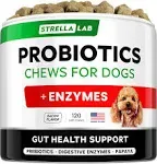 Strellalab, Probiotics, for Dogs, Bacon