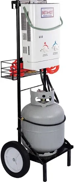 Insta-Hot Original Portable Equine Washing System with Cart & Basket