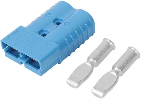 Dent-de-lion 350A Battery Connector AWG 2/0 Quick Connect Battery Modular Power Connectors Quick Disconnect (Grey)