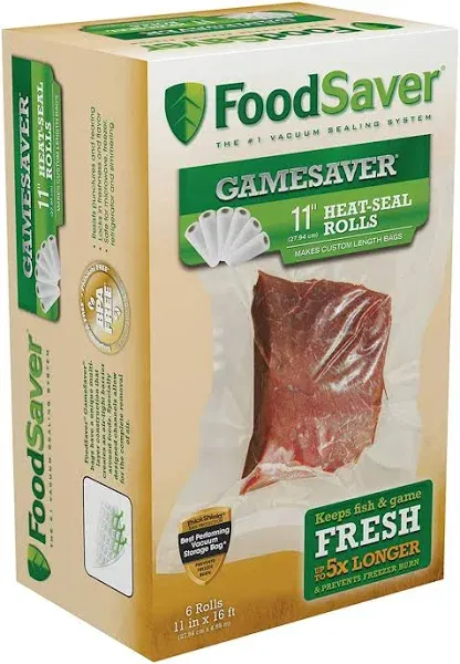 FoodSaver GameSaver Rolls, 6 Pack