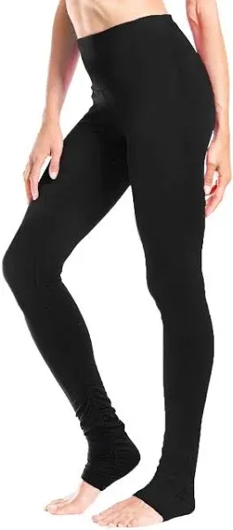 Yogipace Women&#039;s 34&#034; High Waisted Goddess Extra Long Yoga Over Large, Black 