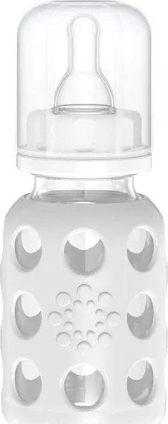 Lifefactory Glass Baby Bottle with Protective Silicone Sleeve